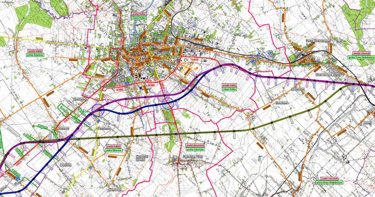 kalisz obwodnica plan - GDDKiA