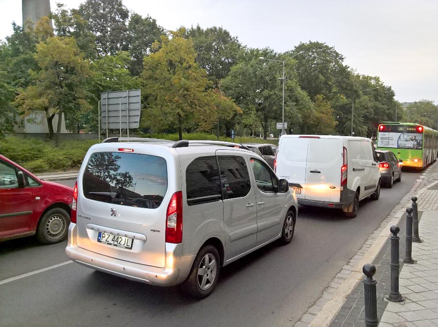 dzien bez samochodu korki poznan - Leon Bielewicz