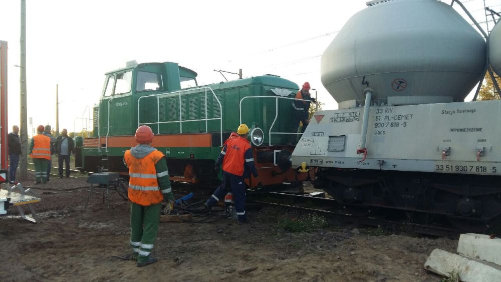 wykolejenie lokomotywa - Magdalena Konieczna