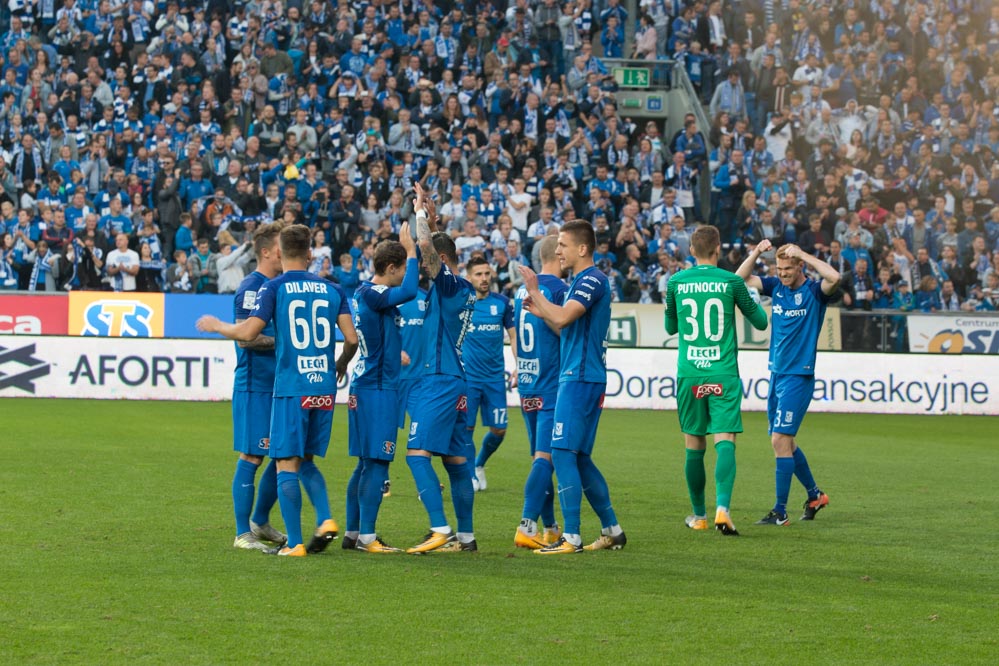 Lech Poznań Legia Warszawa 1 października 2017 - Leon Bielewicz