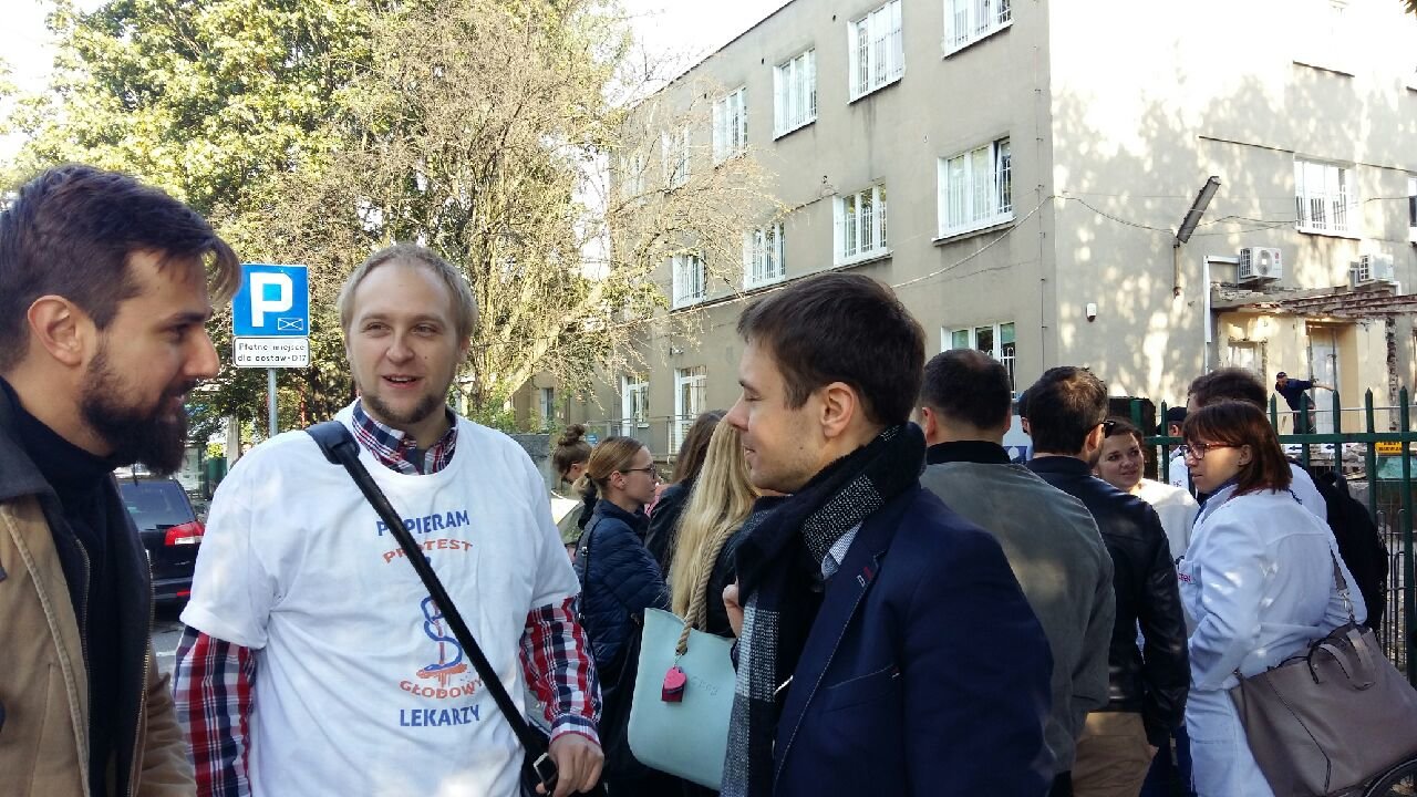 protest lekarzy rezydentów poznań - Magdalena Konieczna