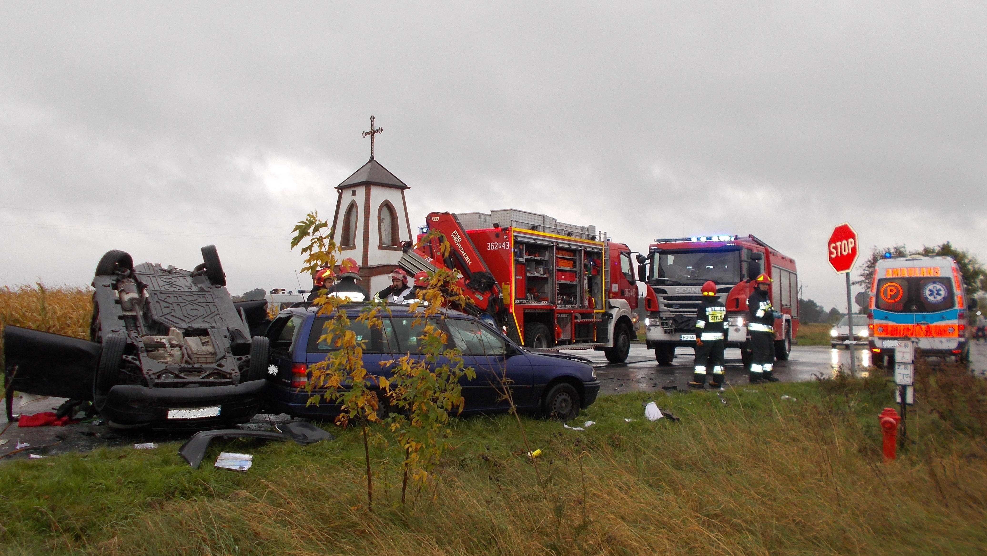 wypadek pijany policjant konin - KPP Konin