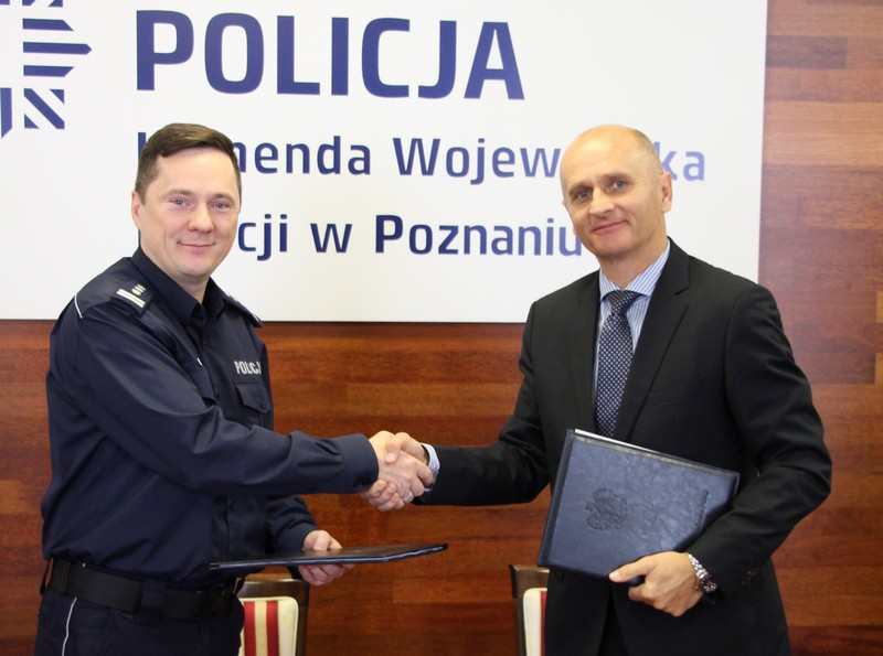 podpisanie umowy policja kalisz - KPP Kalisz