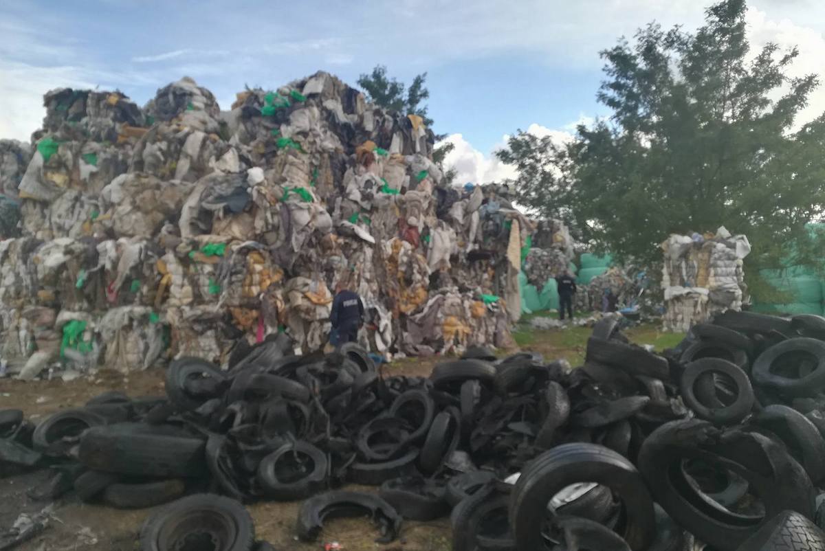 opony składowisko śmietnisko śmieci gębarzewo - Rafał Muniak