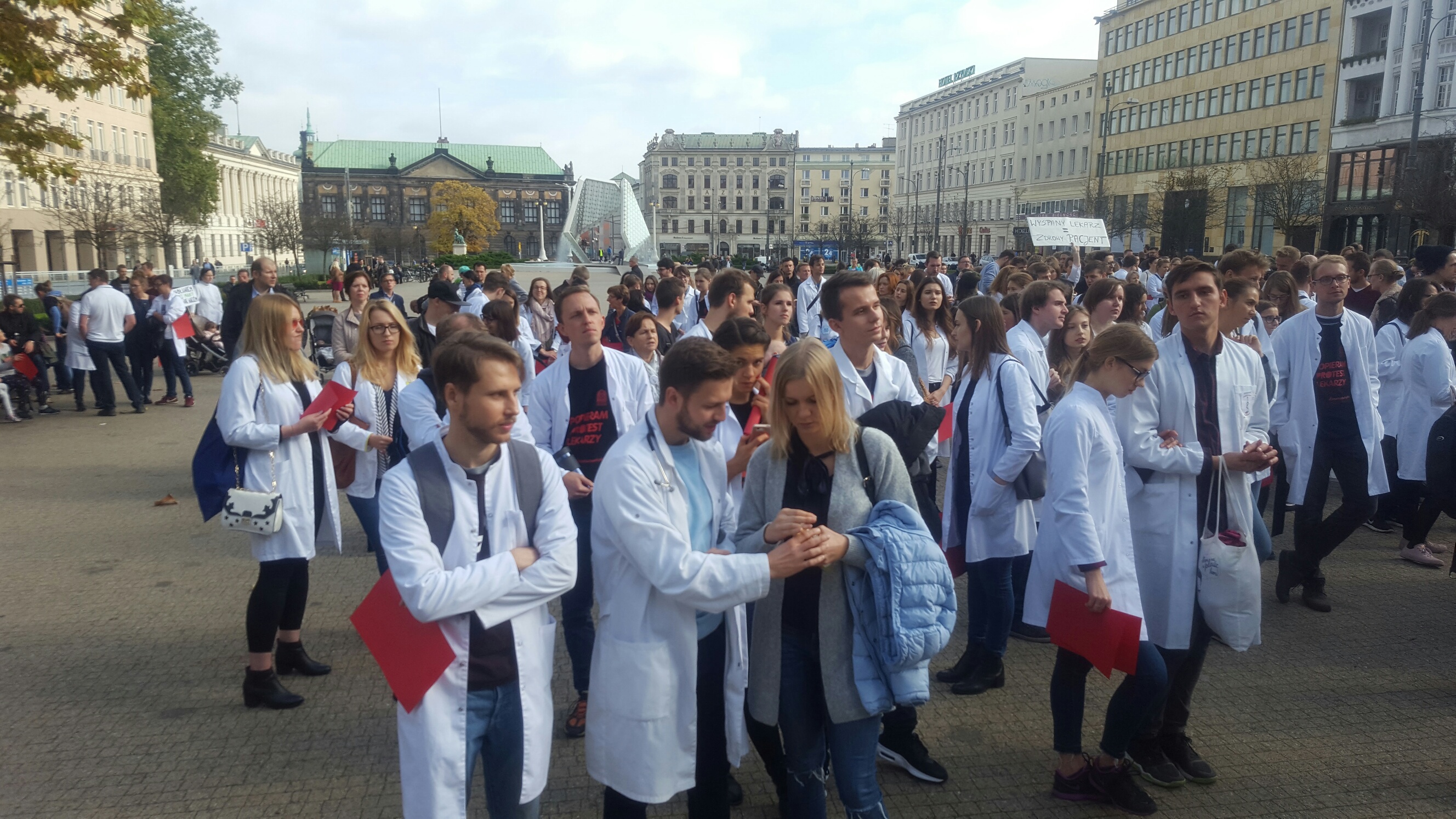 protest rezydentów poznań - Michał Jędrkowiak