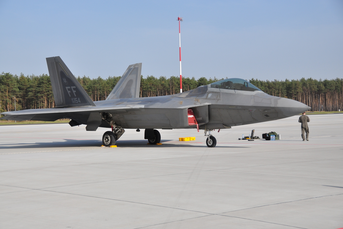 F-22 Raptor w Powidzu - kpt. Martyna Fedro-Samojedny - 3.SLTr