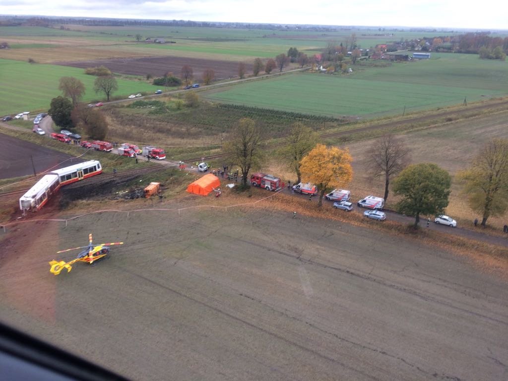 szynobus wypadek - Piła112