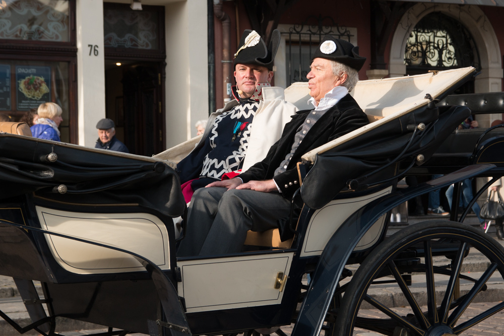 Wjazd Jana Henryka Dąbrowskiego i Józefa Wybickiego inscenizacja - Karolina Rej