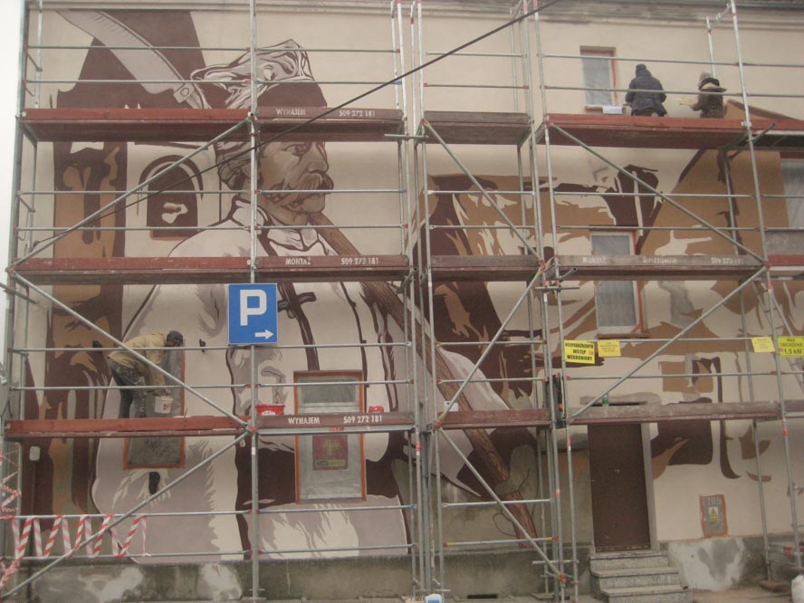 Mural Książ Wlkp. kosynier Wiosna Ludów - Rafał Regulski