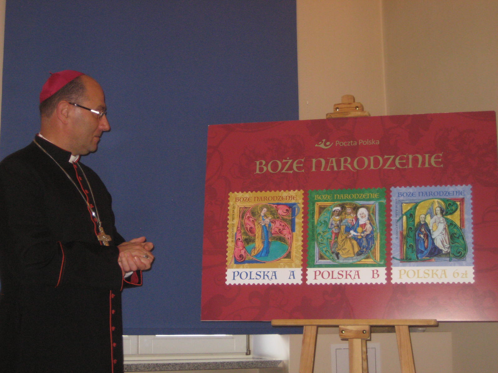 prymas polski patrzy na rzeczy wojciech polak znaczek - Rafał Muniak