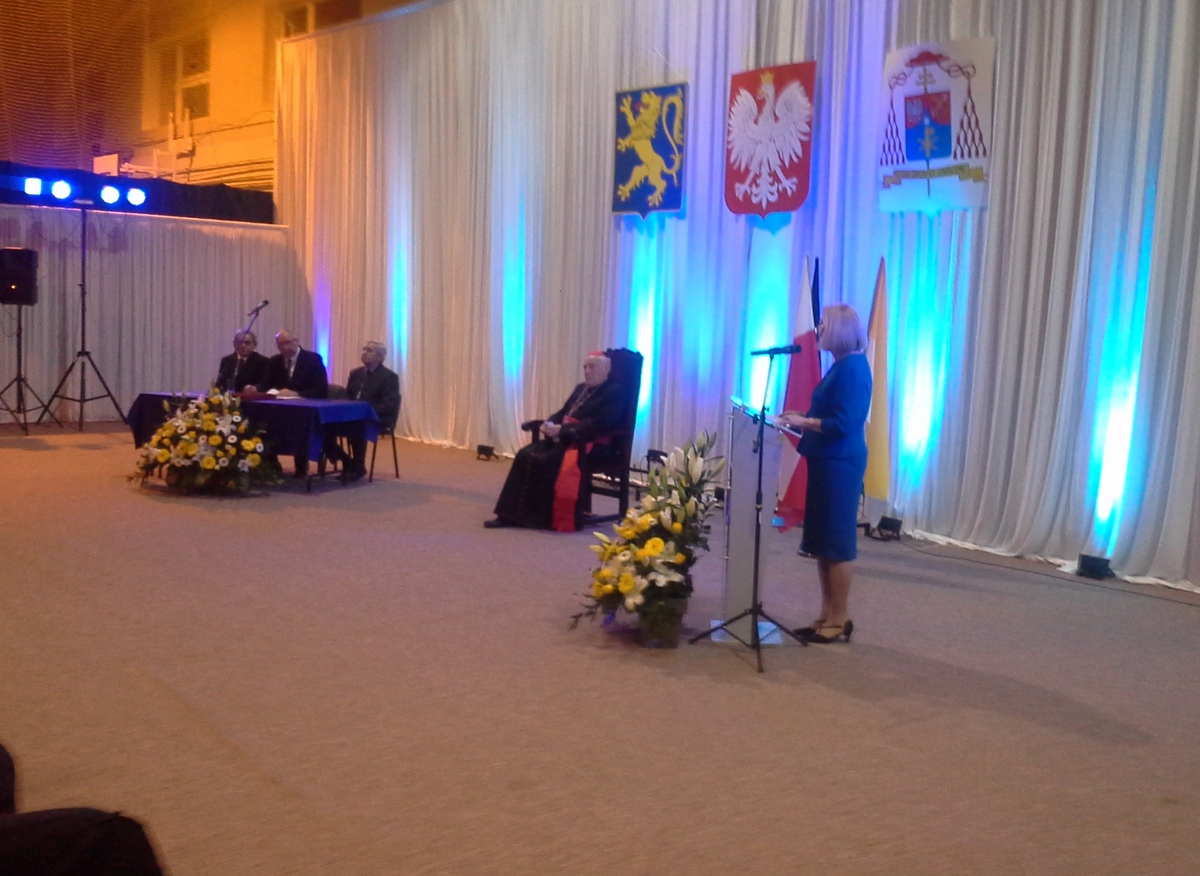 Kardynał Zenon Grocholewski Honorowy Obywatel Lwówka - Andrzej Ciborski