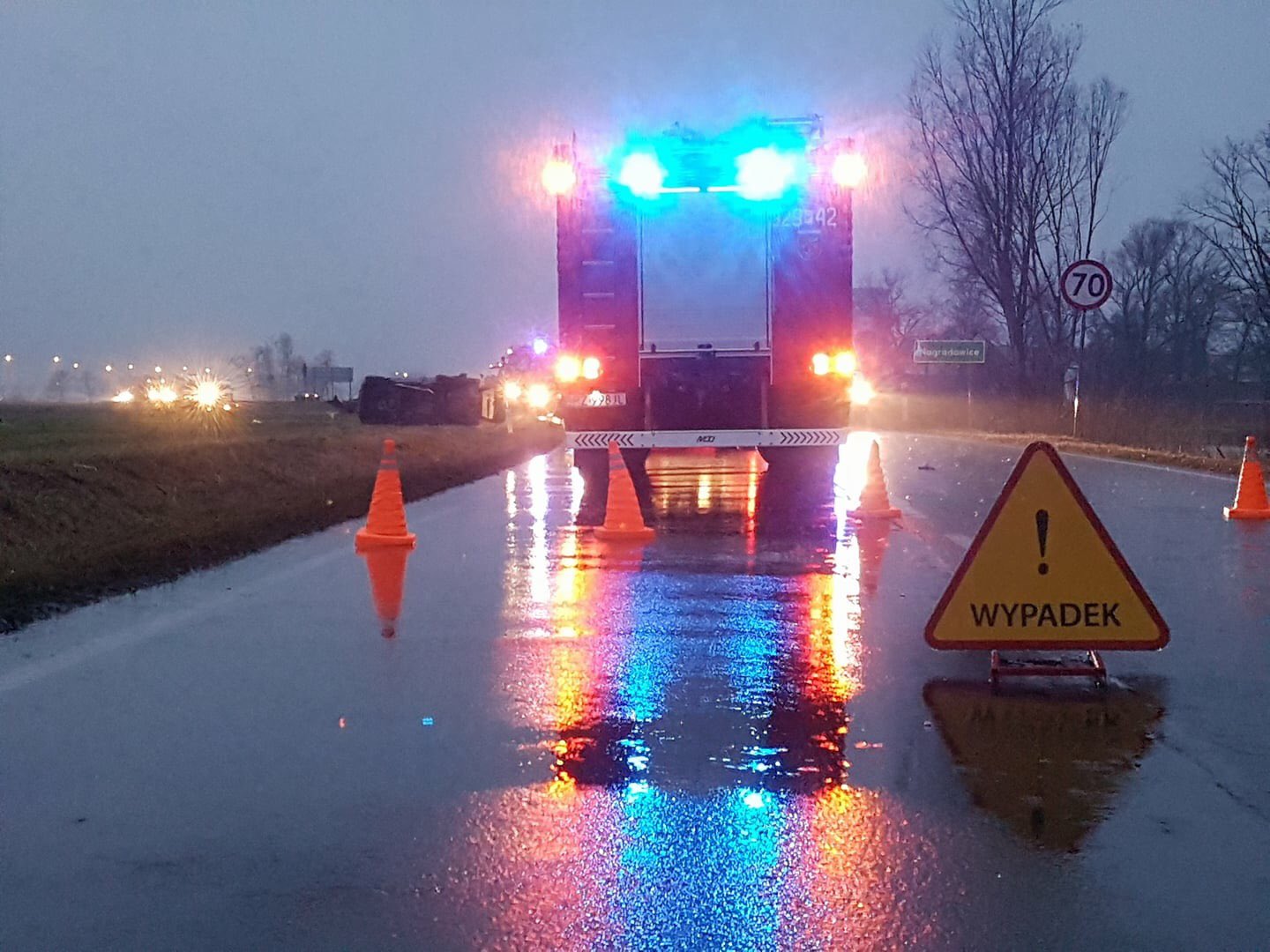 wypadek nagradowice - OSP Kleszczewo