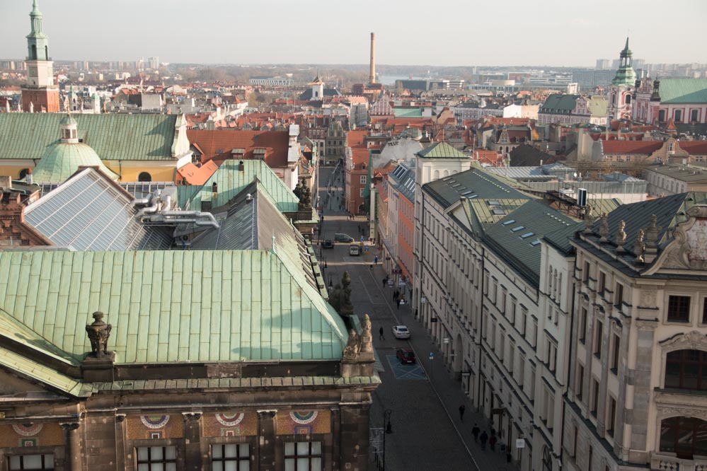 poznań panorama widok stare miasto - Leon Bielewicz