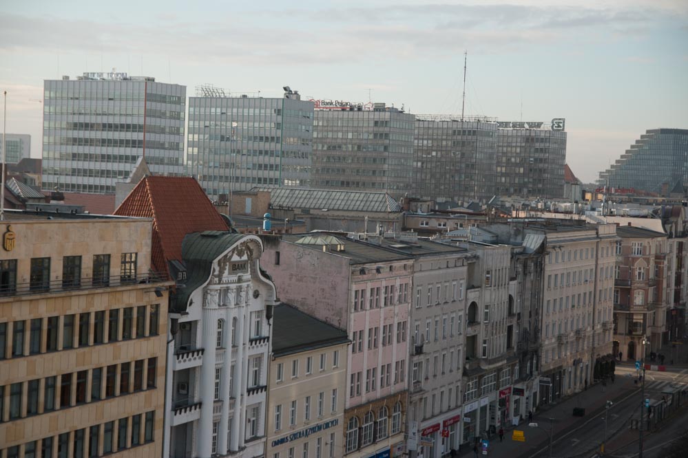 poznań panorama widok plac wolnosci - Leon Bielewicz