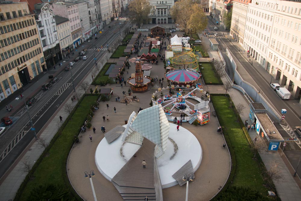 poznań panorama widok plac wolnosci - Leon Bielewicz