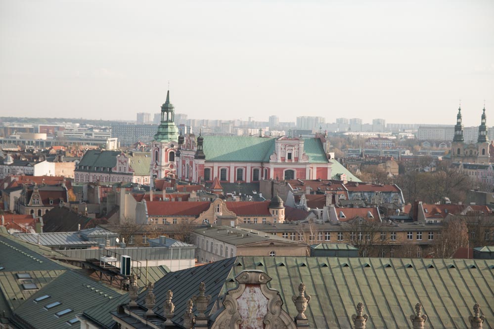 poznań panorama widok stare miasto - Leon Bielewicz
