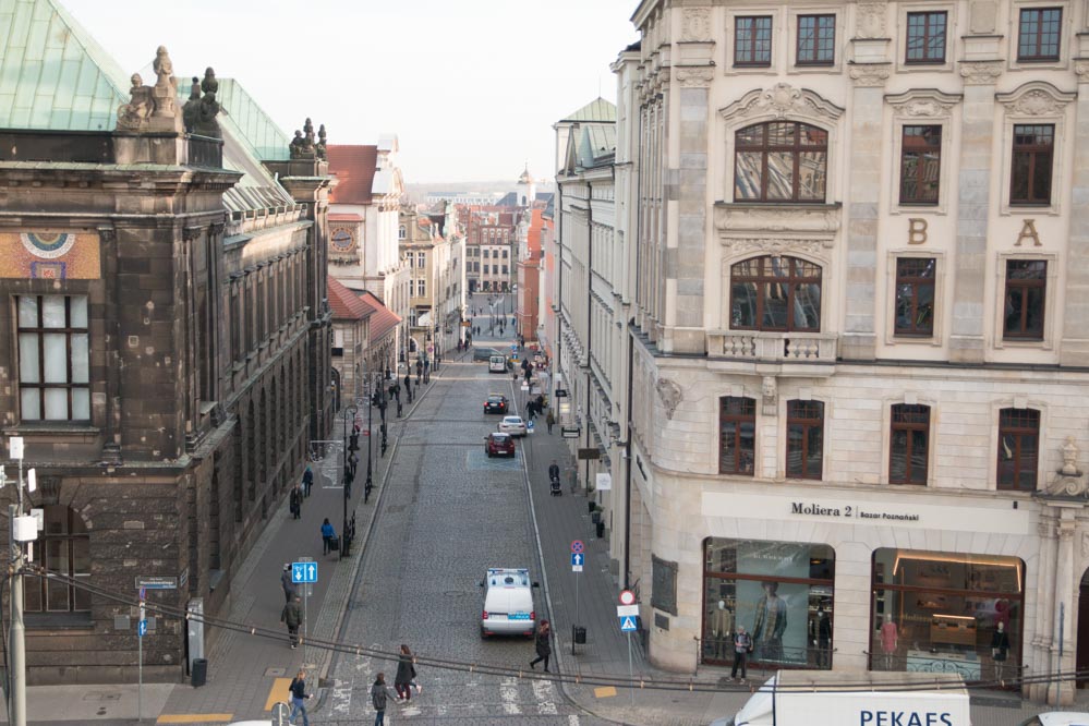 poznań panorama widok stare miasto - Leon Bielewicz