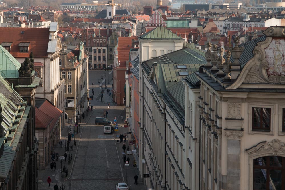poznań panorama widok stare miasto - Leon Bielewicz
