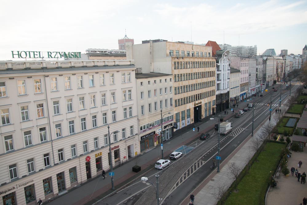 poznań panorama widok plac wolnosci - Leon Bielewicz
