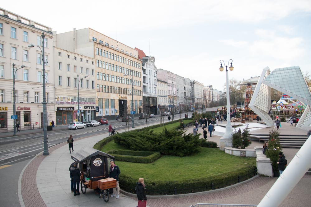 poznań panorama widok plac wolnosci - Leon Bielewicz