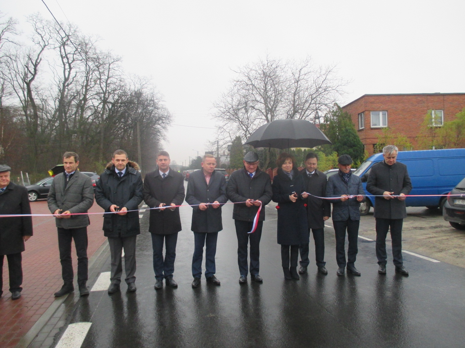 Otwarcie nowej drogi Opatówek-Szczytniki - Danuta Synkiewicz