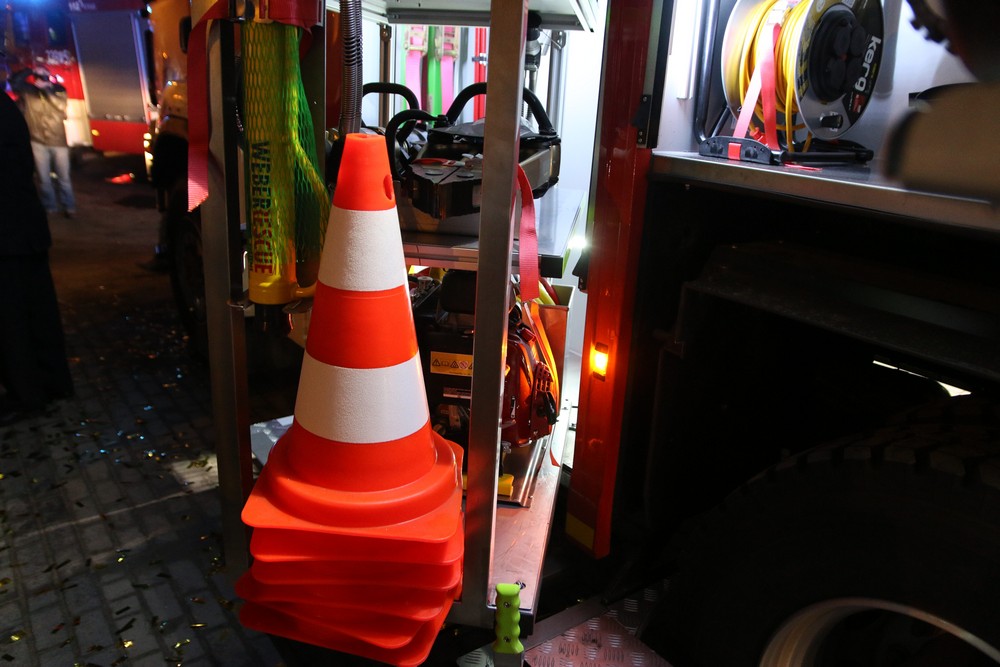 nowy wóz strażacki OSP Kamionki - Leon Bielewicz