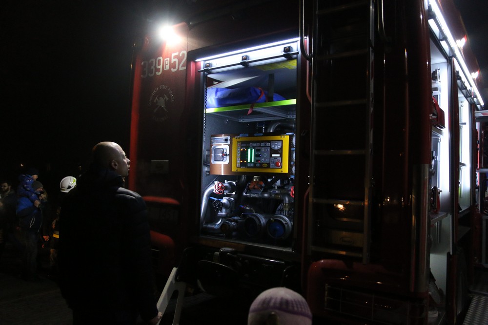 nowy wóz strażacki OSP Kamionki - Leon Bielewicz