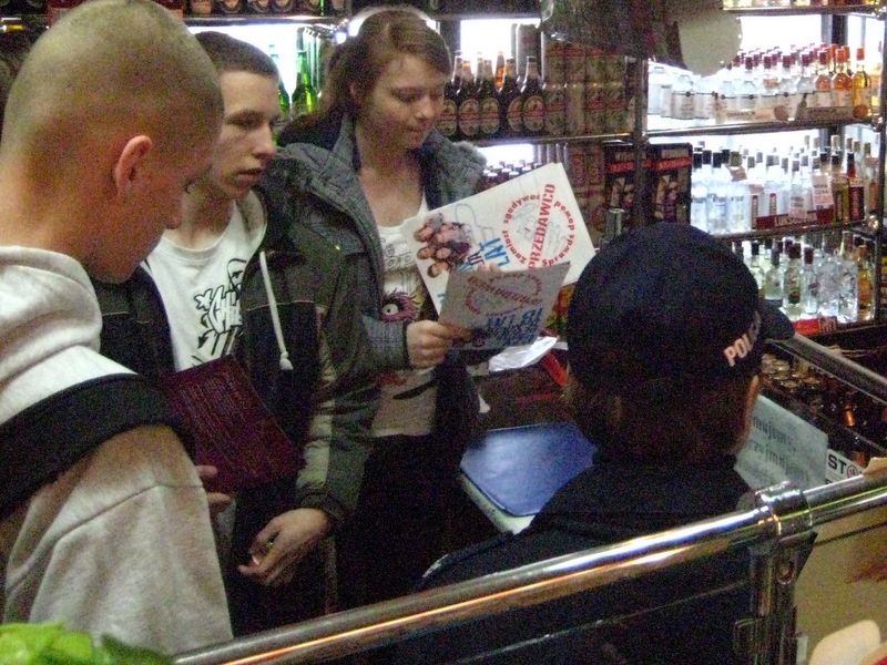 Akcja przeciw alkoholowi i dopalaczom - Wojciech Chmielewski