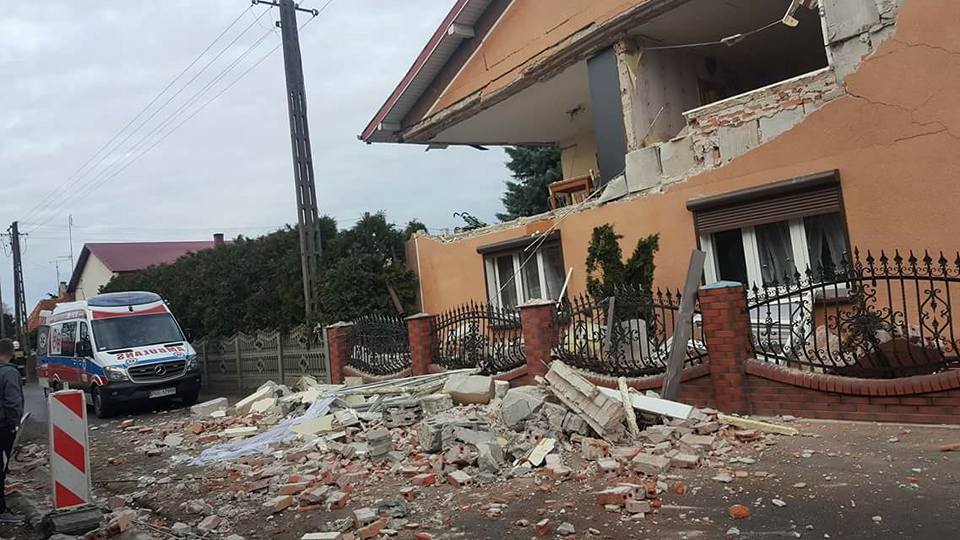 wybuch gazu wielowieś - OSP Wielowieś