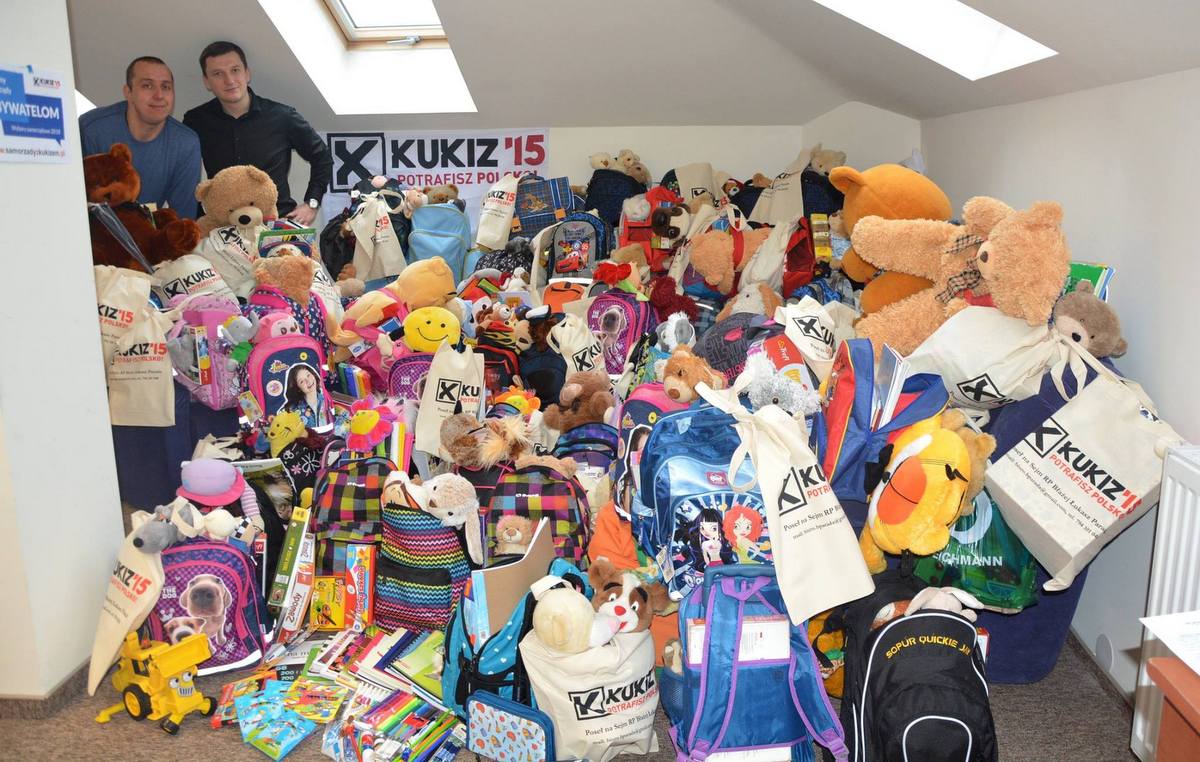 dary dla dzieci z Litwy i Białorusi Piła Błażej Parda - Przemysław Stochaj