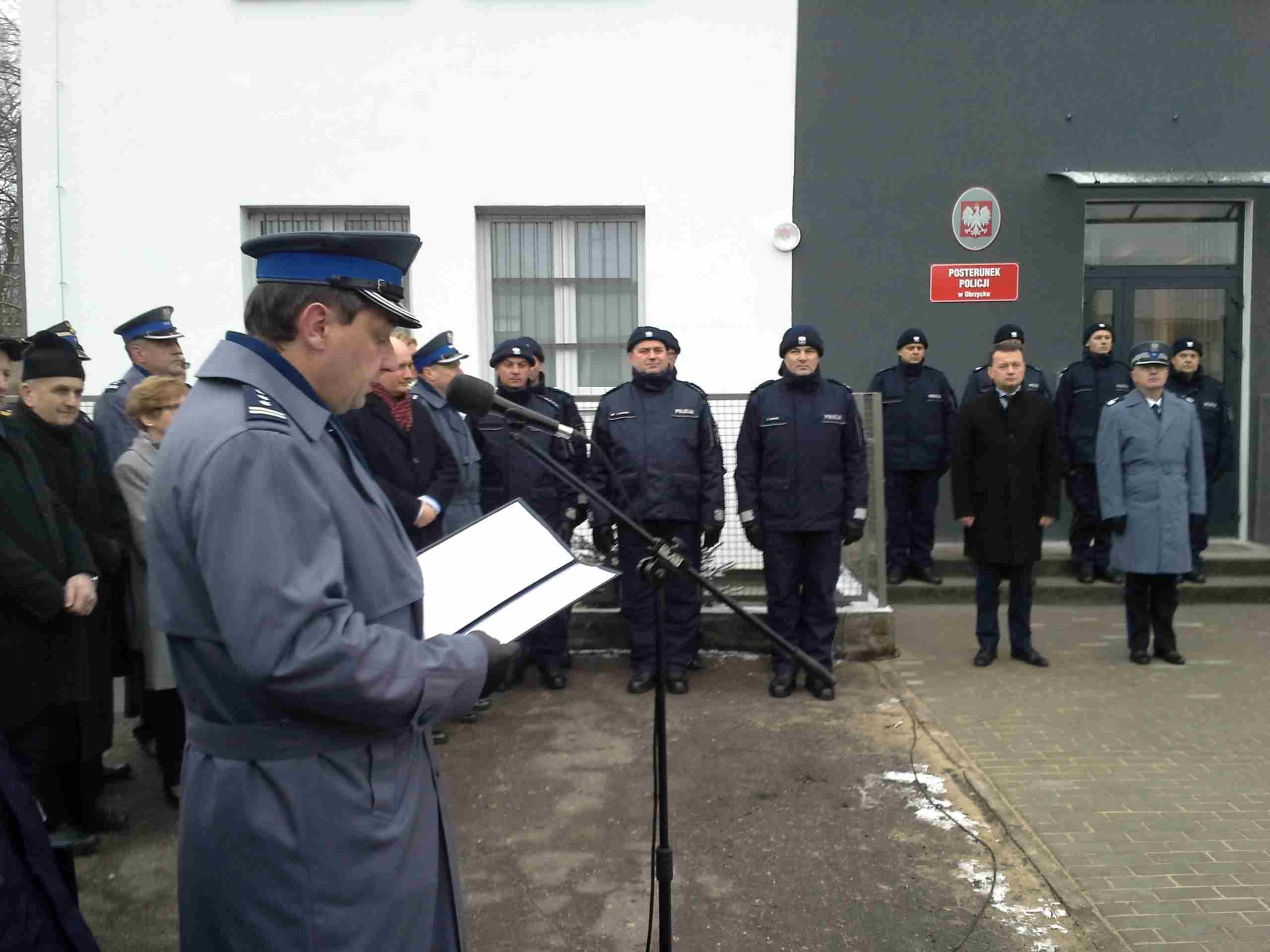 nowy posterunek obrzycko minister błaszczak - Andrzej Ciborski