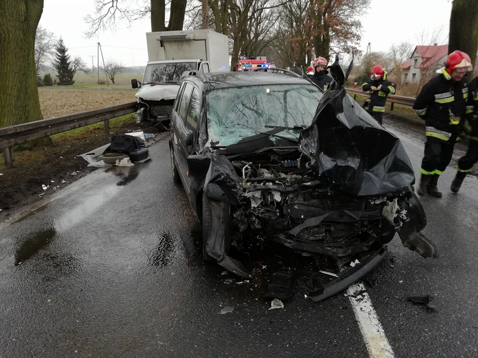 wypadek nieżychowo - OSP Białośliwie