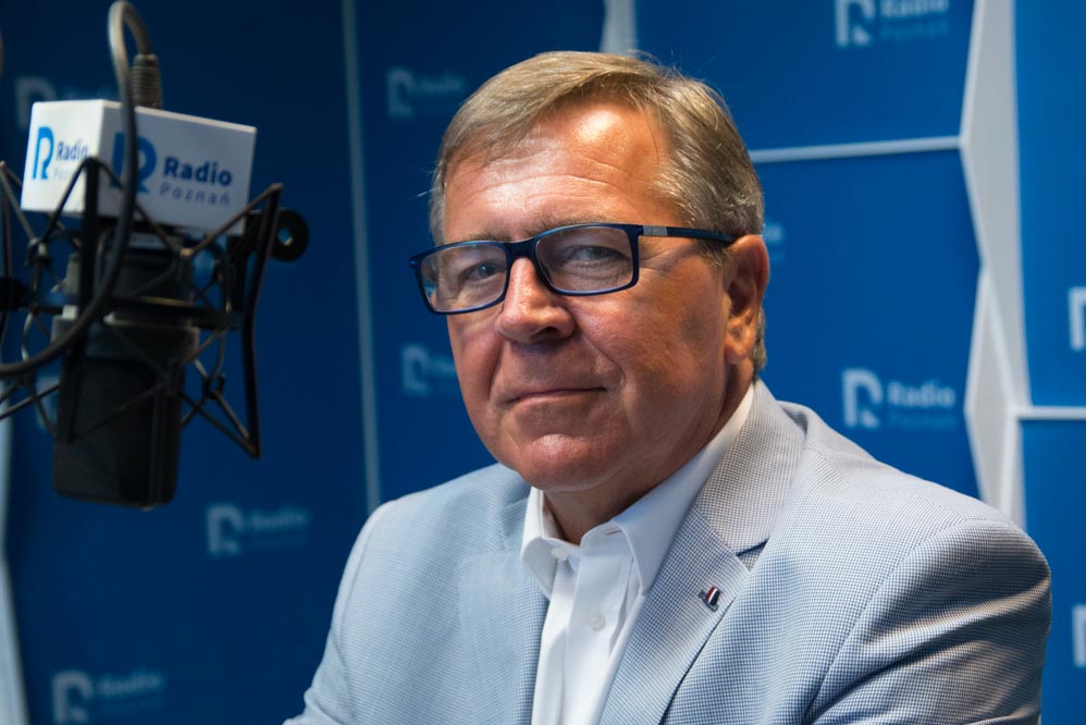 Starosta powiatu poznańskiego Jan Grabkowski - Leon Bielewicz