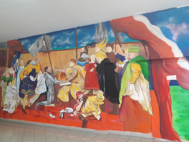 graffitti hołd pruski - Aleksandra Braciszewska-Benkahla