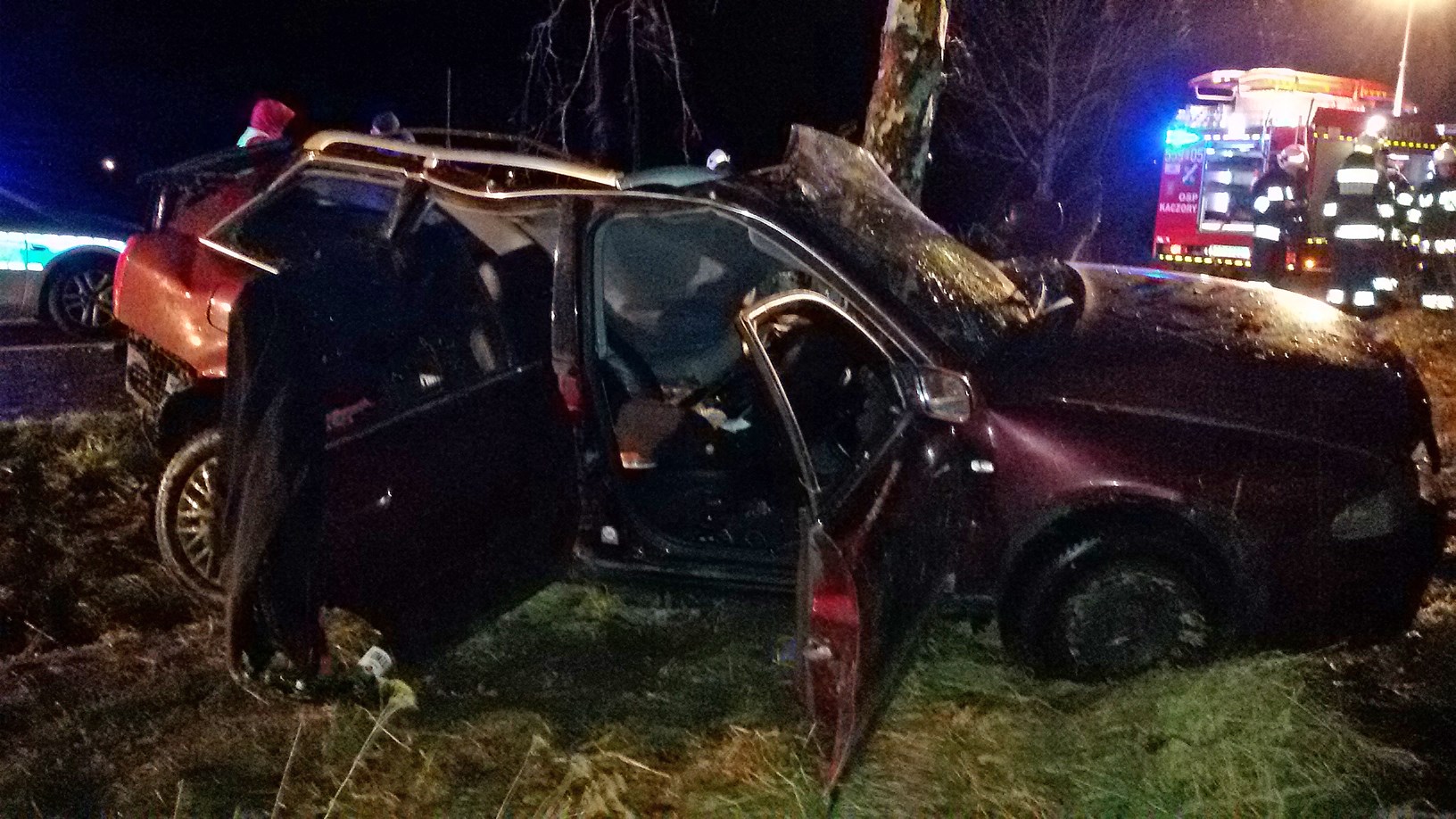 wypadek kaczory-krzewina - KP PSP Piła