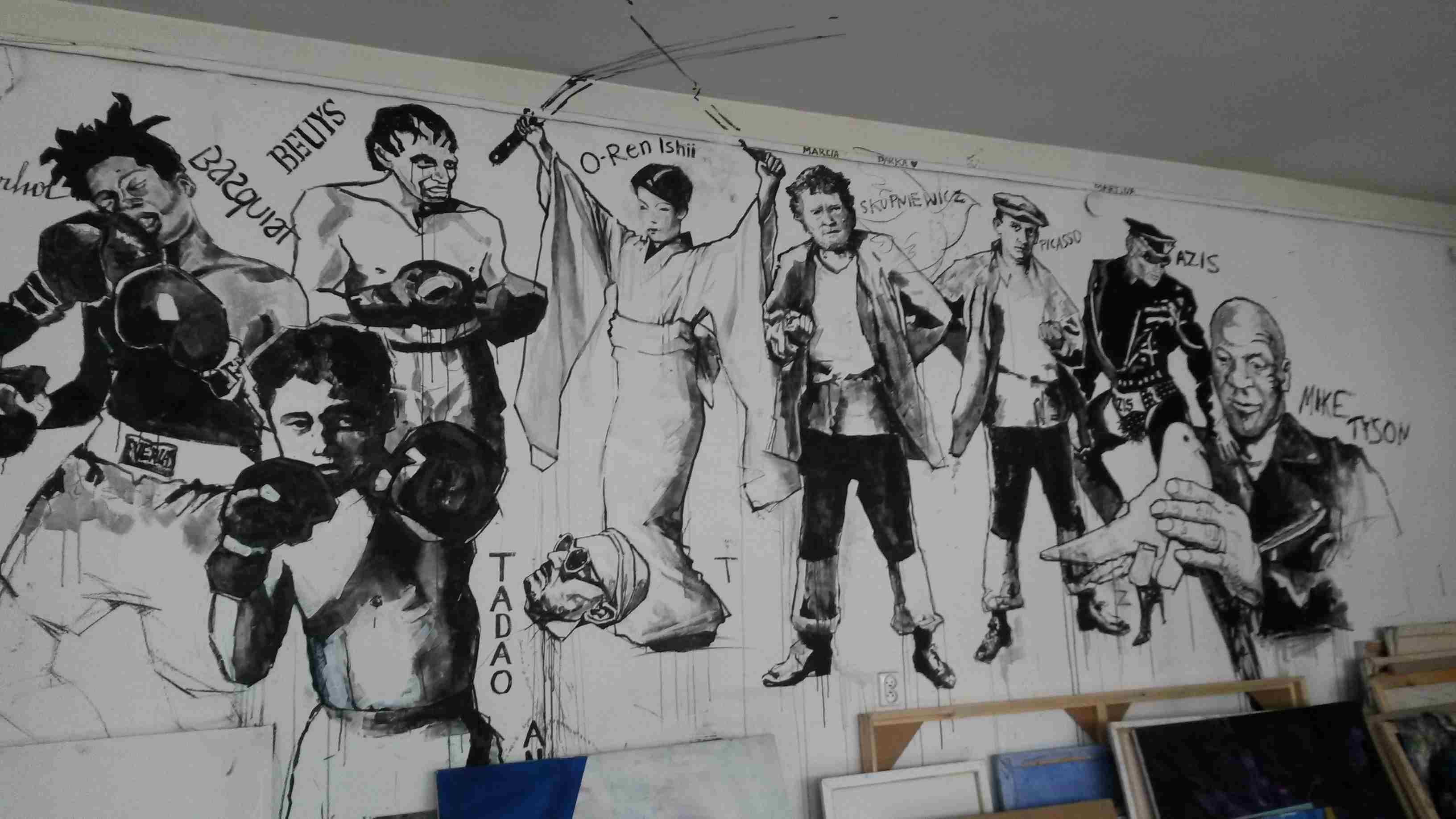 mural uniwersytet artystyczny - Jacek Butlewski