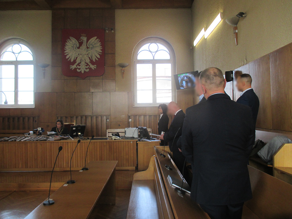 policjanci sąd - Danuta Synkiewicz