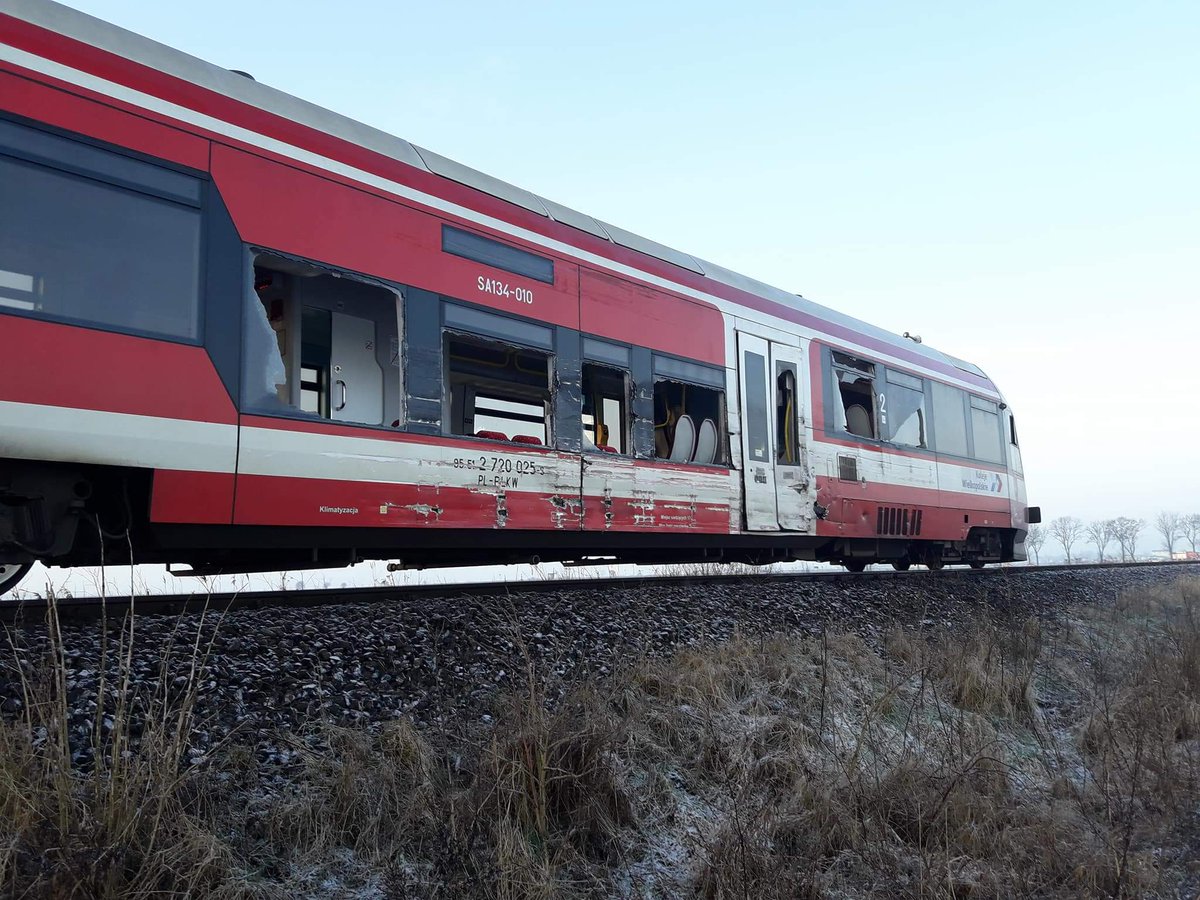 szynobus wypadek - OSP Granowo