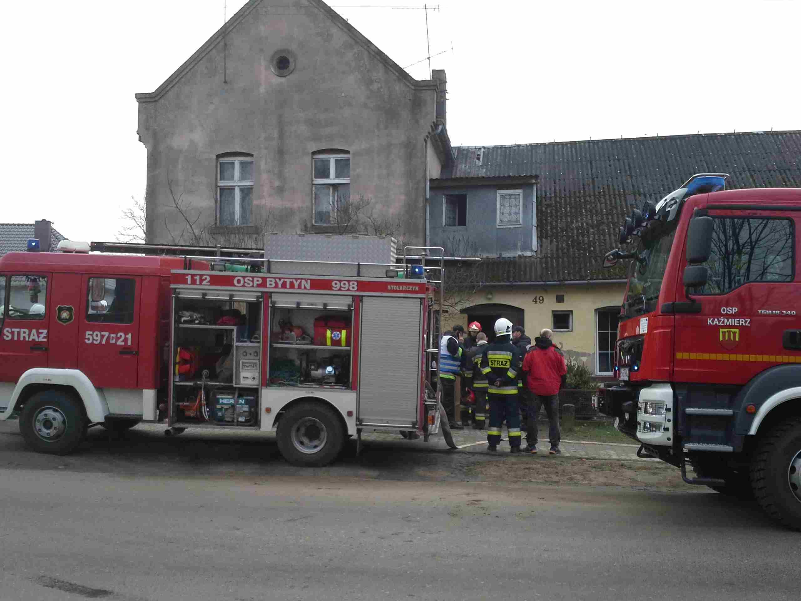bytyń pożar - Andrzej Ciborski