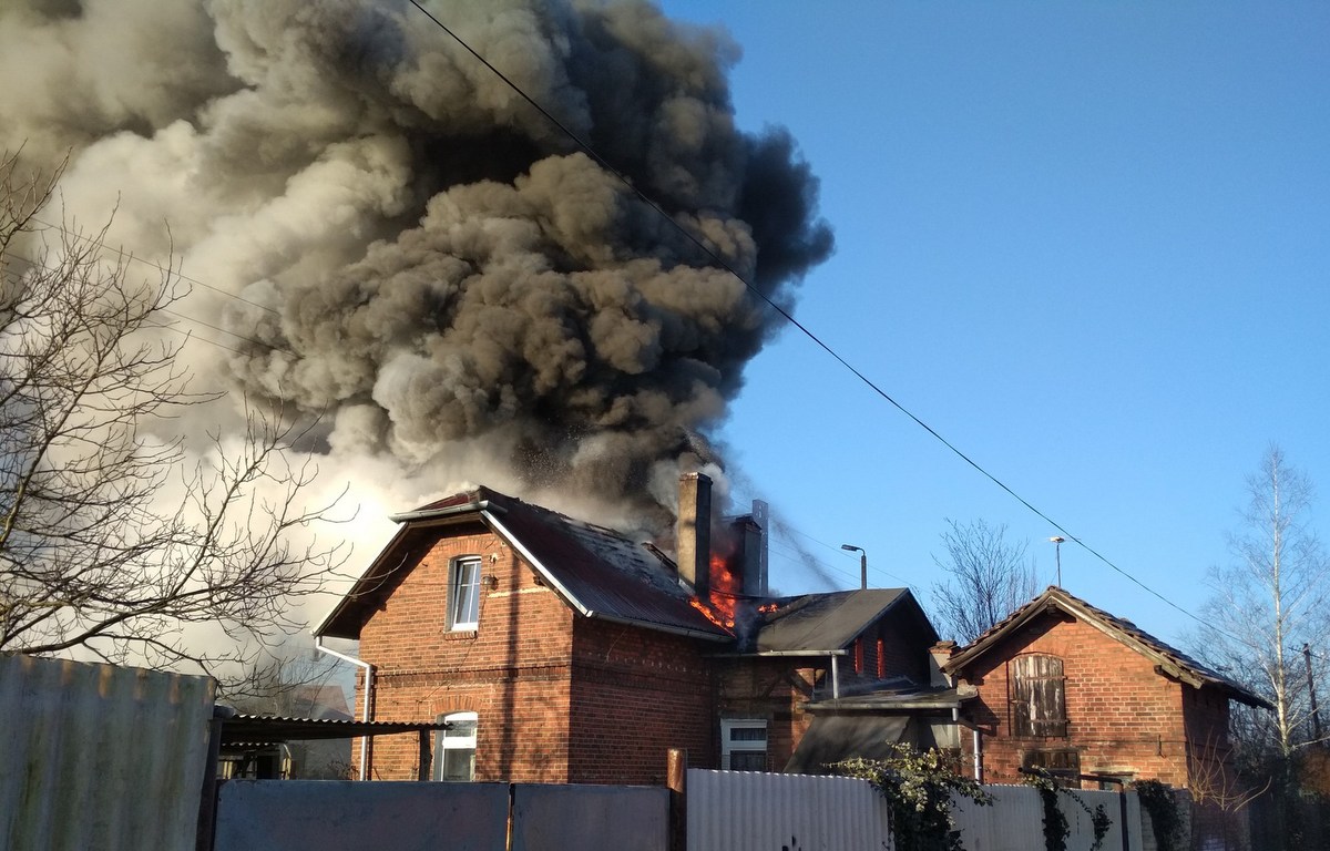 pożar piła  - KP PSP Piła 