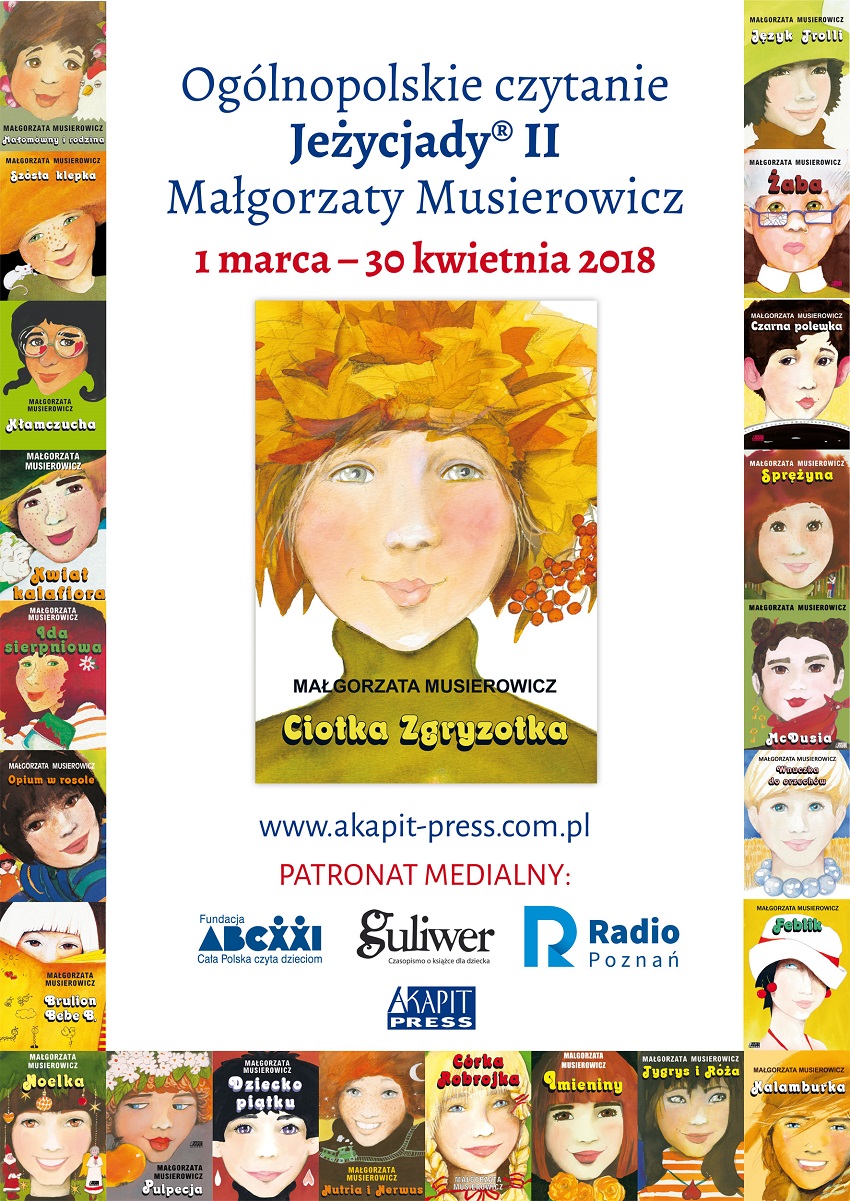 Ogólnopolskie Czytanie Jeżycjady 2 - Materiały prasowe