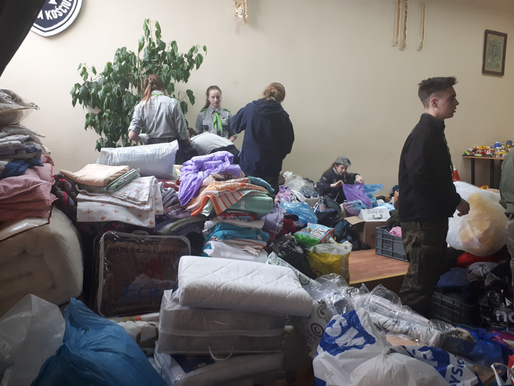 zbiórka darów wybuch gazu poznań - Karolina Rej