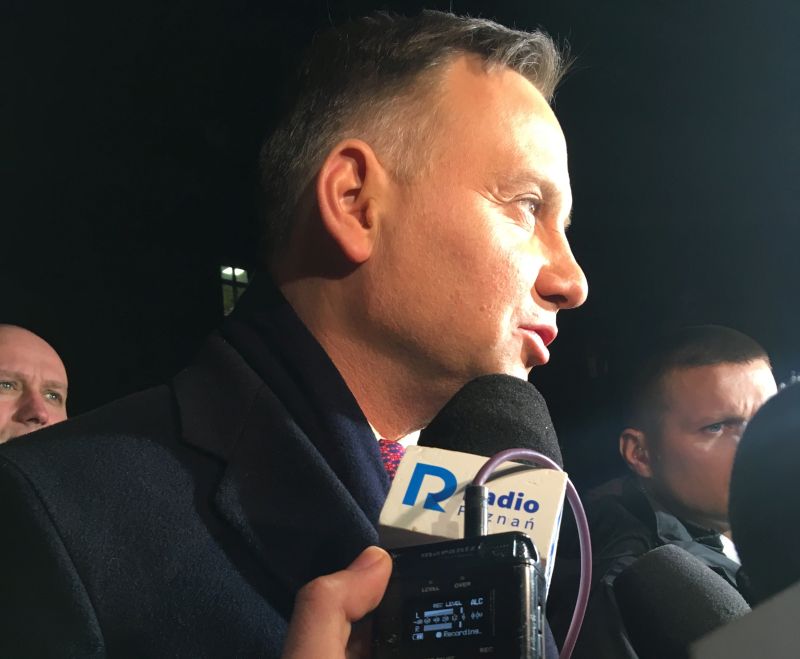 prezydent Andrzej Duda w Poznaniu szpital Krysiewicza - Adam Michalkiewicz