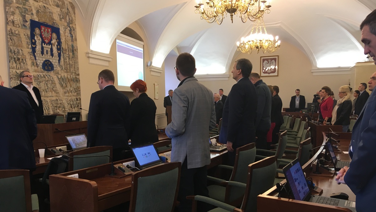 rada miasta poznań minuta ciszy - Adam Michalkiewicz