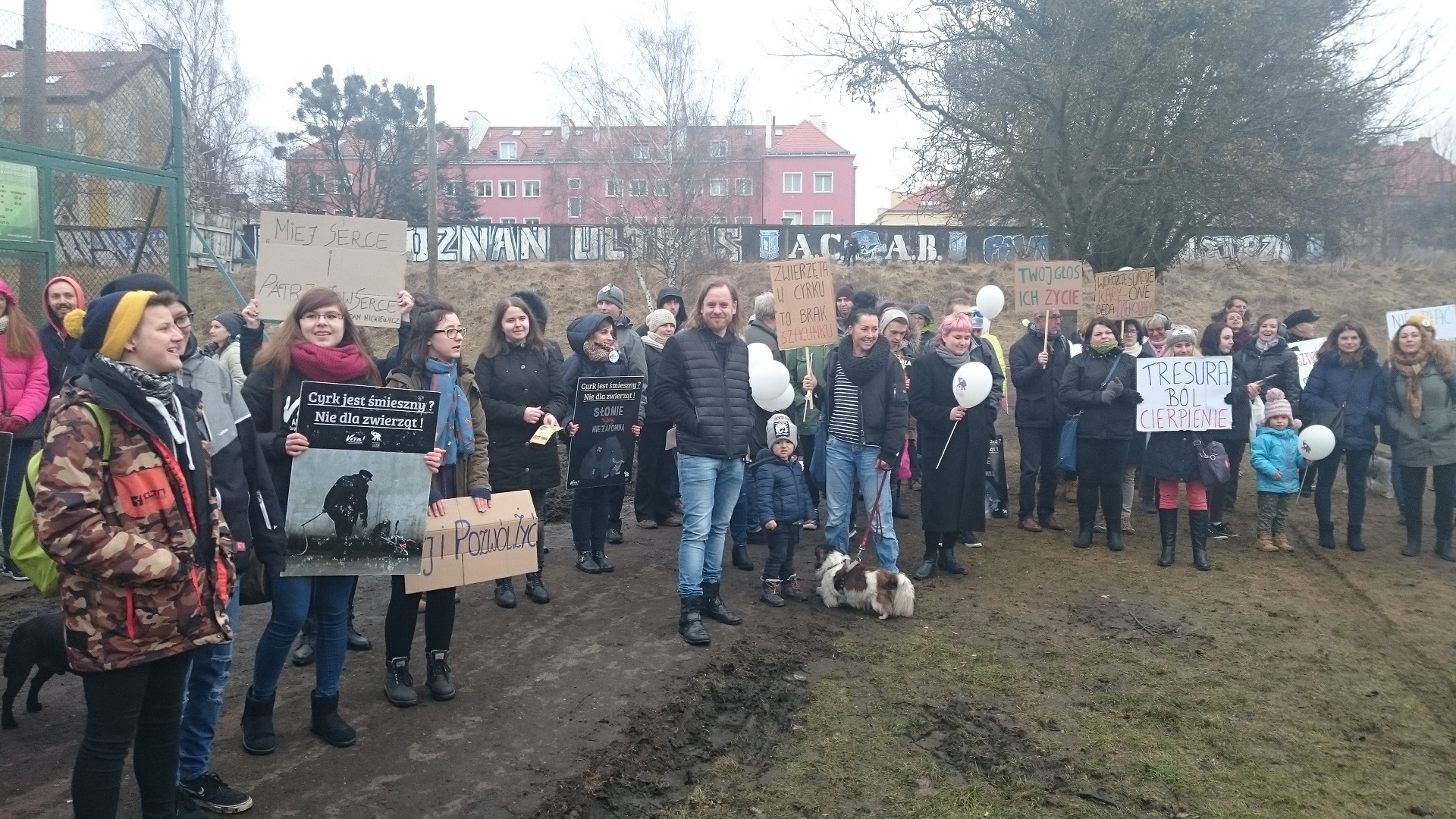 protest cyrk zwierzęta - Piotr Jaśkowiak
