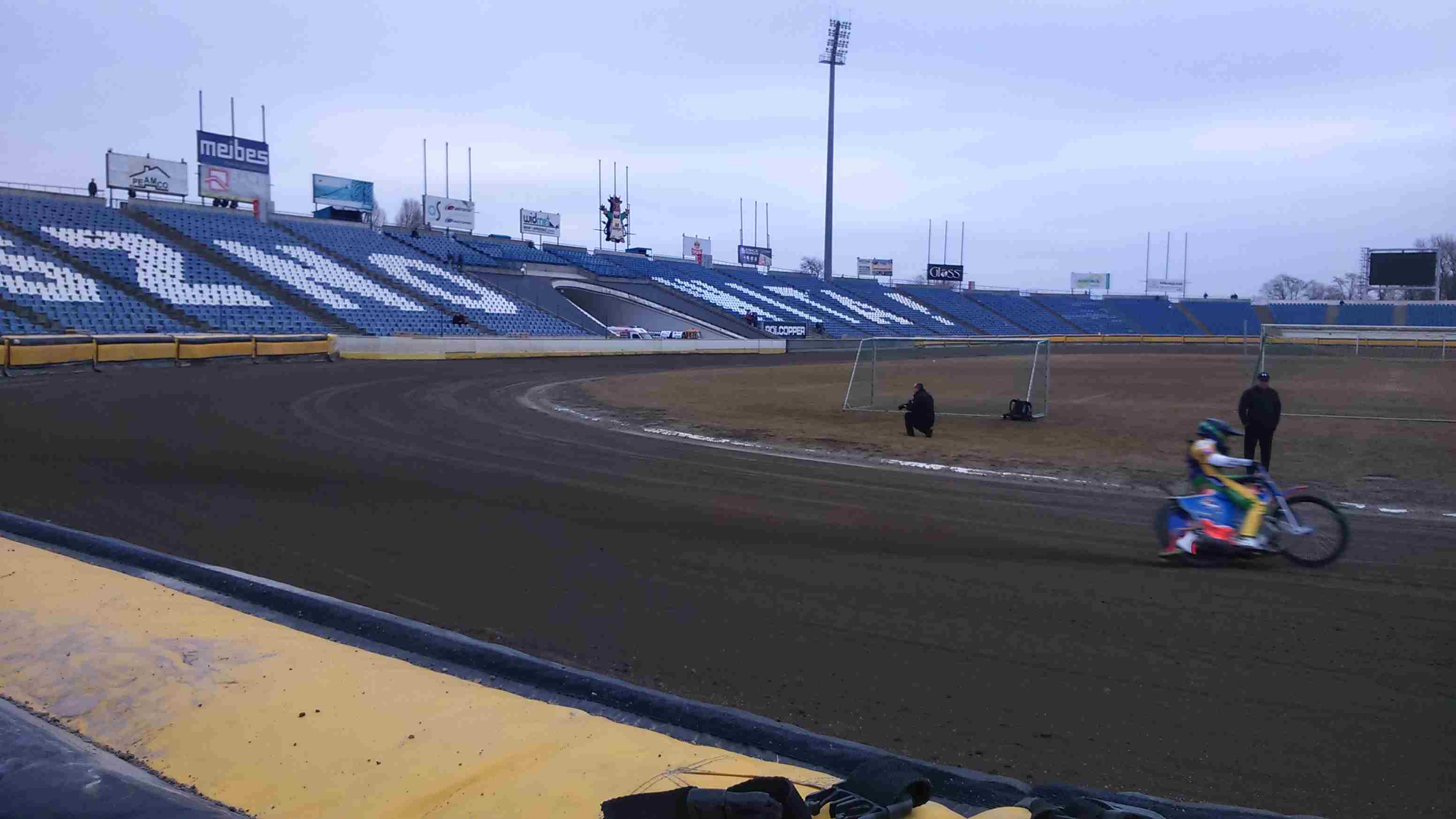 unia leszno pierwszy trening żużel - Jacek Marciniak