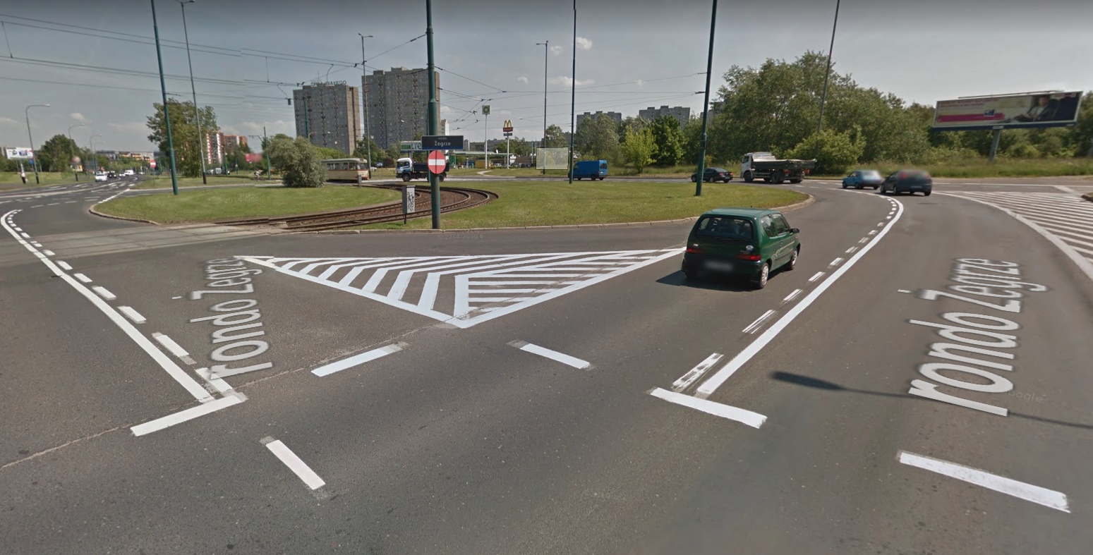 rondo żegrze - Google Maps (Street View)