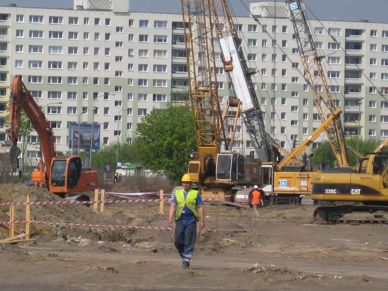 Budowa trasy na Franowo - plac budowy - Wojciech Chmielewski