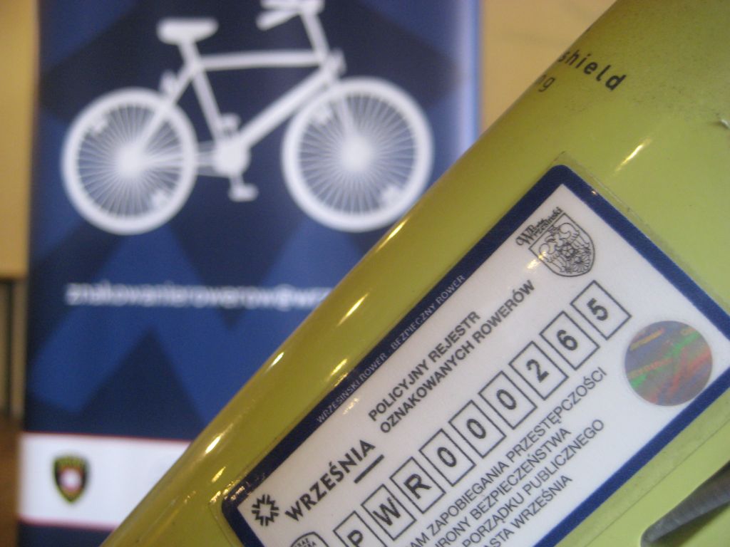Znakowanie rowerów Gozdowo - Rafał Regulski
