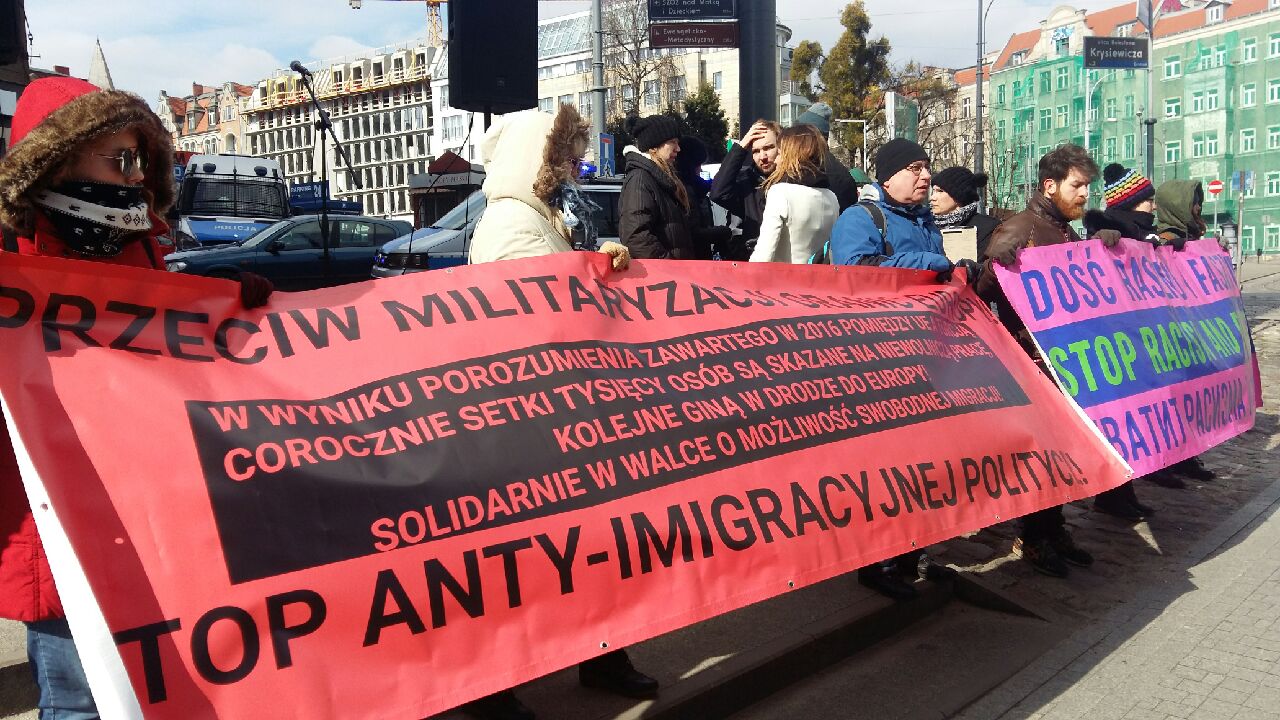 demostracja antyfaszystowska - Magda Konieczna